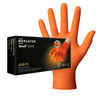 Mercator Ideall Grip Multi Use Orange Nitrile Gloves